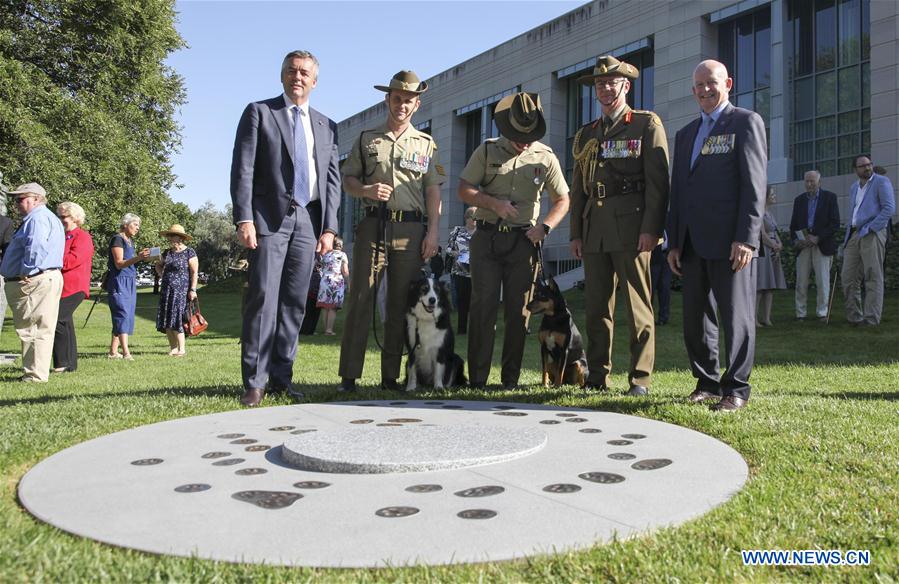 AUSTRALIA-CANBERRA-MEMORIAL-MILITARY WORKING DOGS