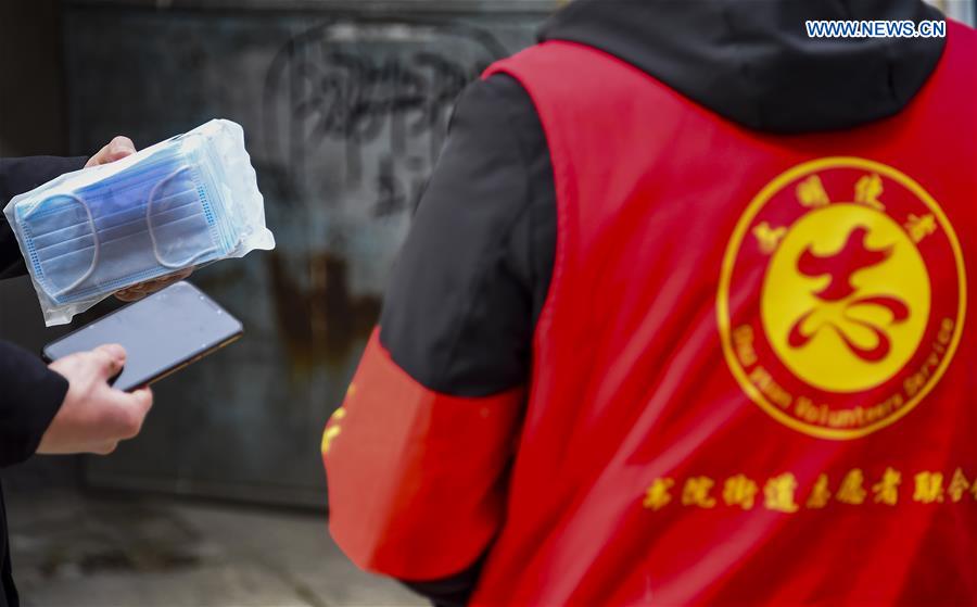 CHINA-HUBEI-XIAOGAN-COVID-19-VOLUNTEER (CN)