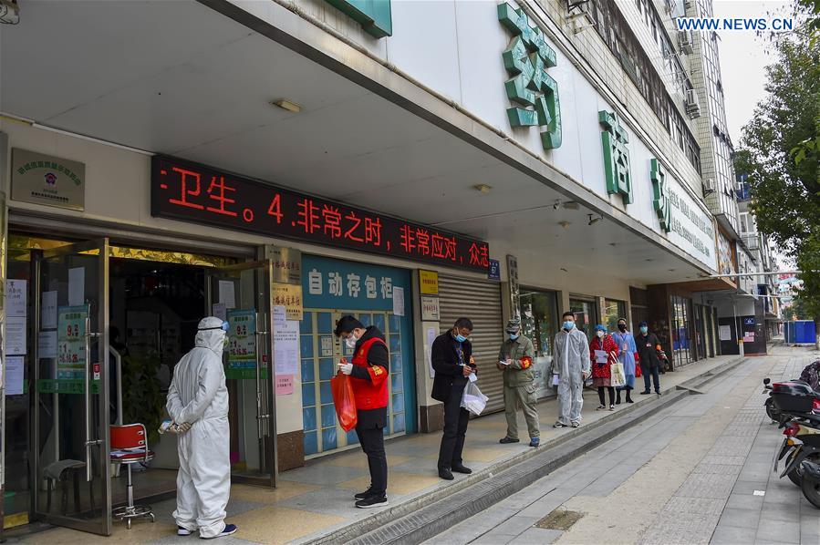 CHINA-HUBEI-XIAOGAN-COVID-19-VOLUNTEER (CN)