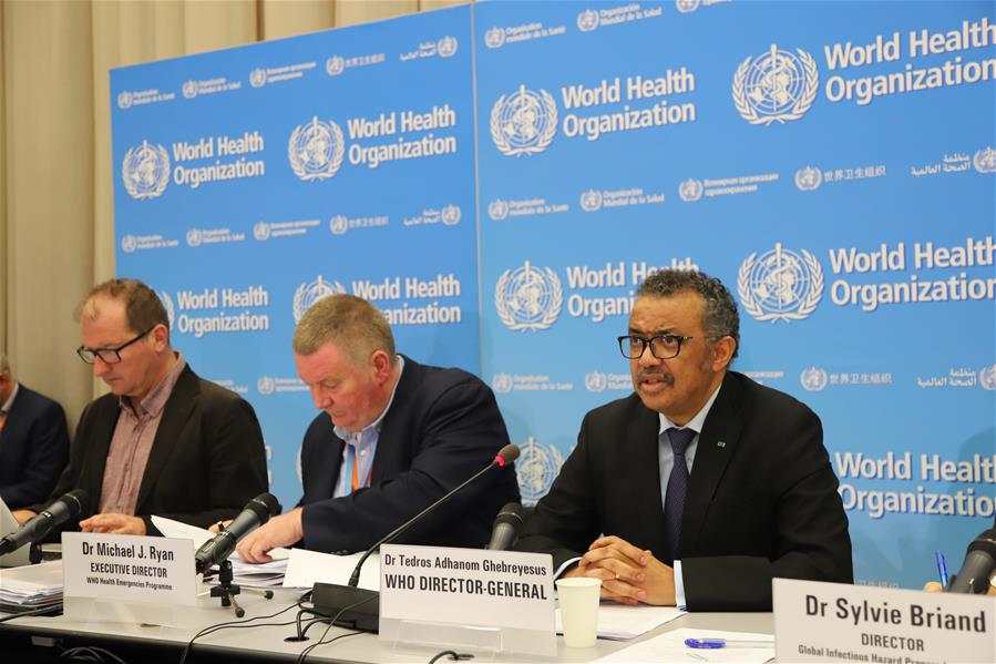 SWITZERLAND-GENEVA-WHO-COVID-19-TEDROS-DAILY BRIEFING