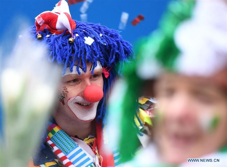 GERMANY-COLOGNE-CARNIVAL-ROSE MONDAY PARADE
