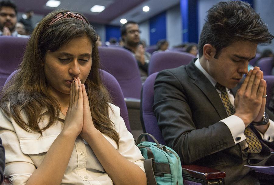 INDIA-FARIDABAD-CHINA-PRAYER-CORONAVIRUS VICTIMS