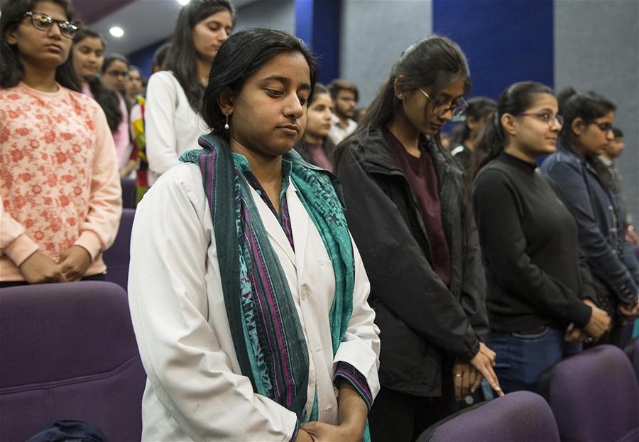 INDIA-FARIDABAD-CHINA-PRAYER-CORONAVIRUS VICTIMS