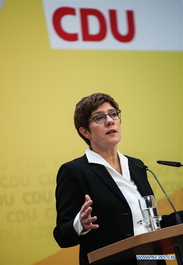 GERMANY-BERLIN-CDU-PRESS CONFERENCE