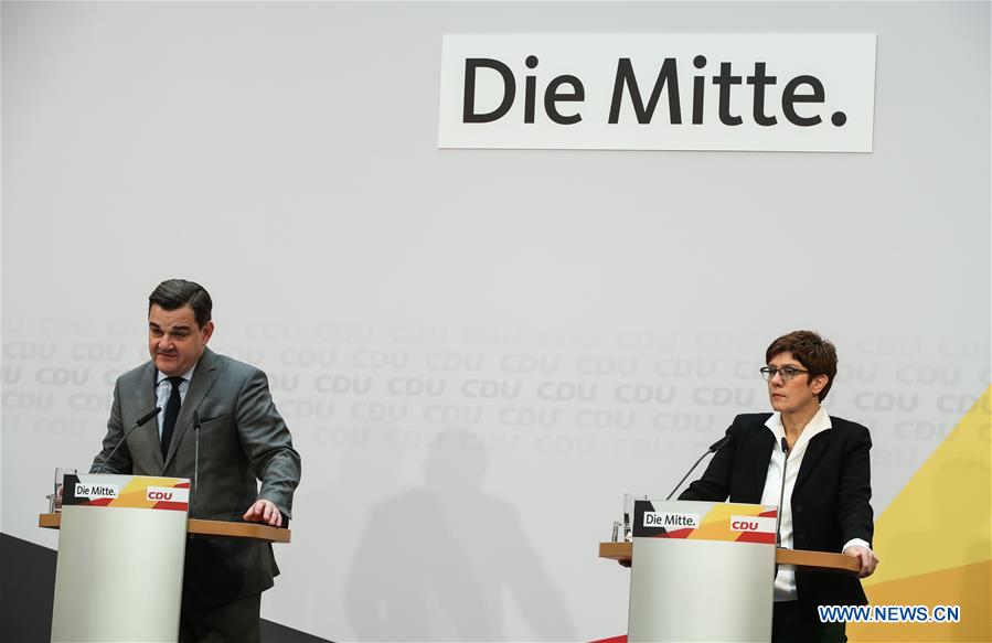 GERMANY-BERLIN-CDU-PRESS CONFERENCE