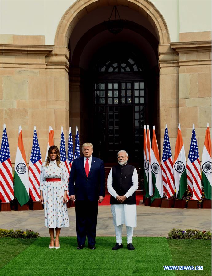 INDIA-NEW DELHI-MODI-TRUMP-MEETING
