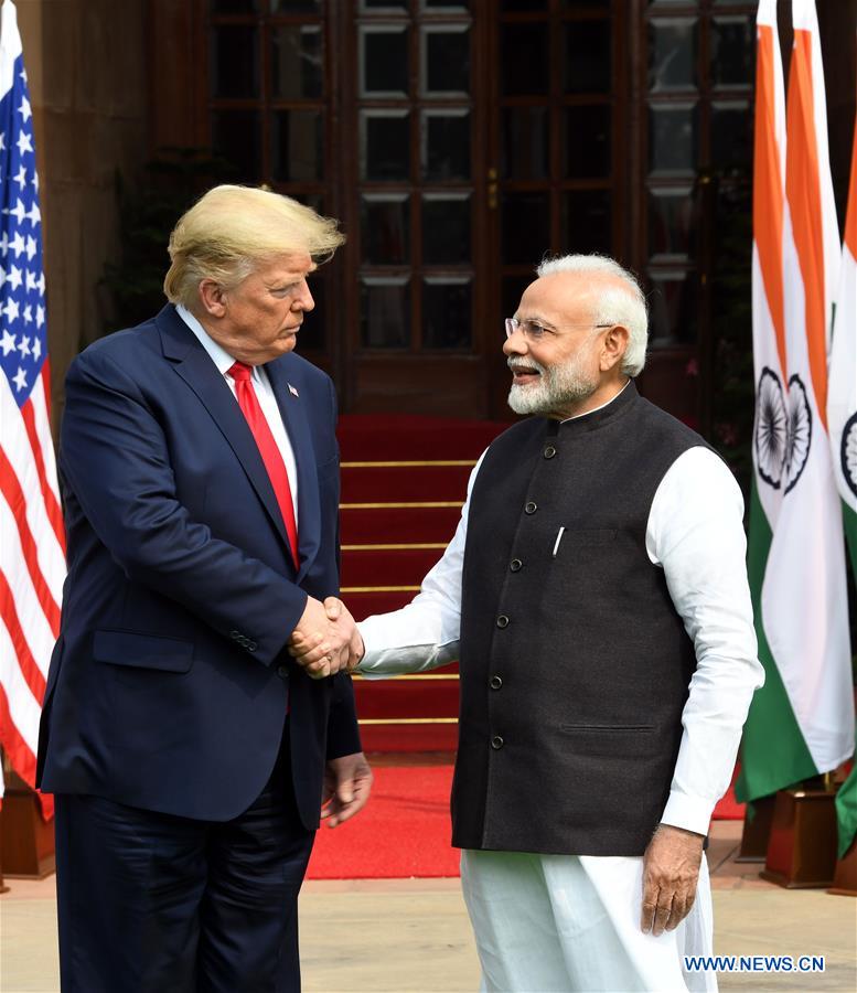 INDIA-NEW DELHI-MODI-TRUMP-MEETING