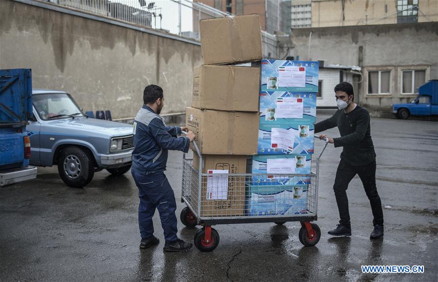 IRAN-TEHRAN-CHINA-MASKS-DONATION