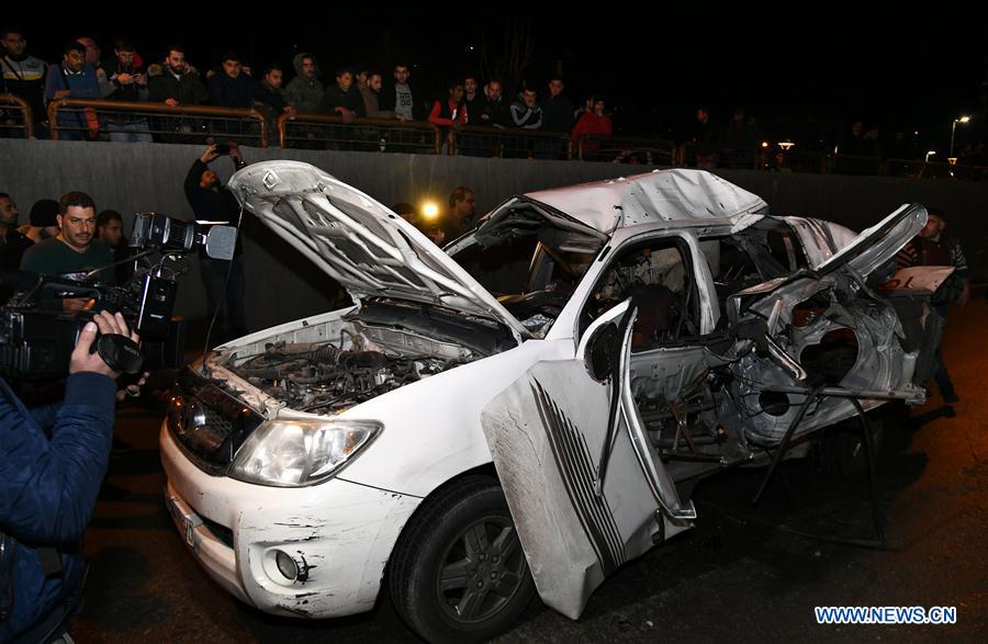 SYRIA-DAMASCUS-CAR EXPLOSION