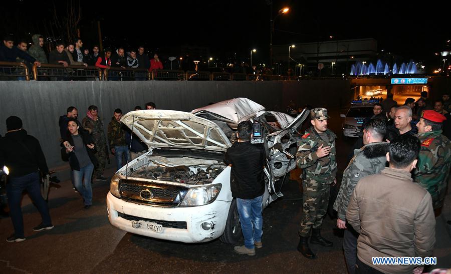 SYRIA-DAMASCUS-CAR EXPLOSION