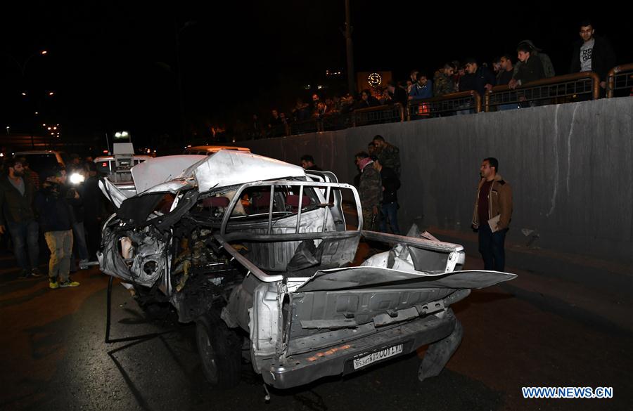 SYRIA-DAMASCUS-CAR EXPLOSION