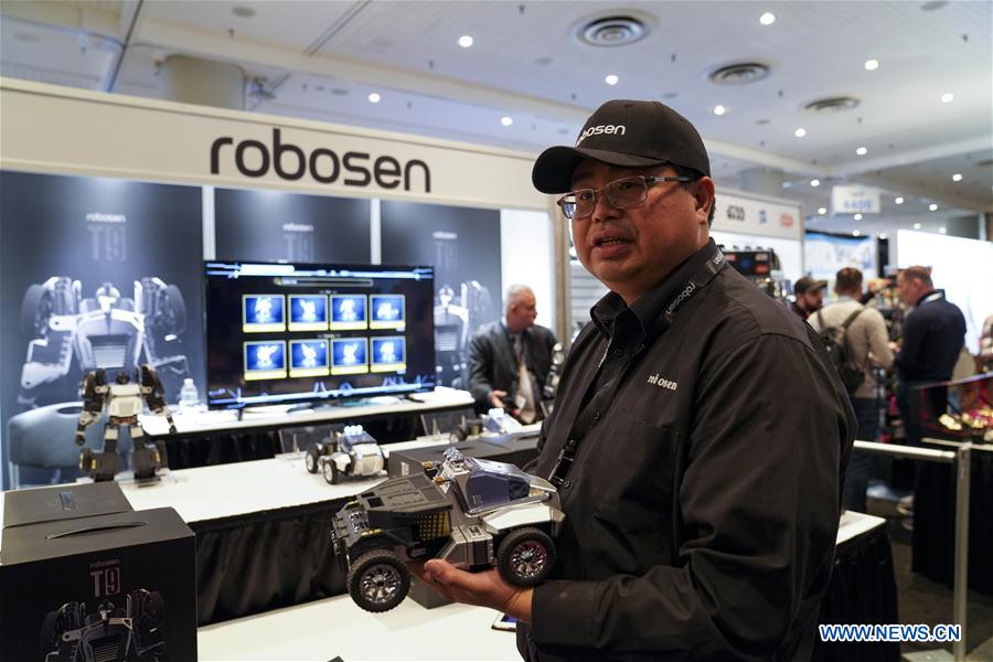 U.S.-NEW YORK-TOY FAIR-PROGRAMMABLE ROBOT-CHINESE TECH STARTUP