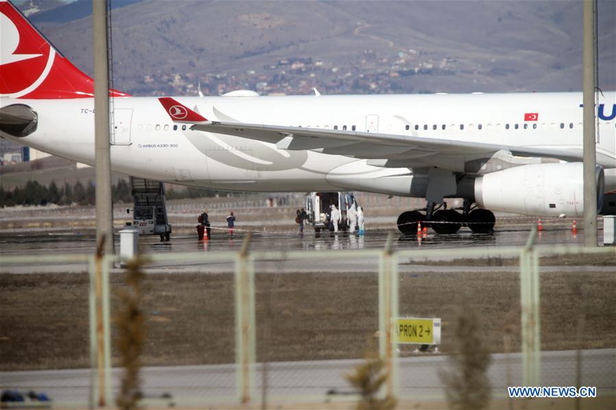 TURKEY-ANKARA-COVID-19-PLANE PASSENGERS-QUARANTINE