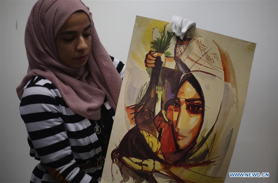 MIDEAST-BIRZEIT-POLITICAL-POSTERS