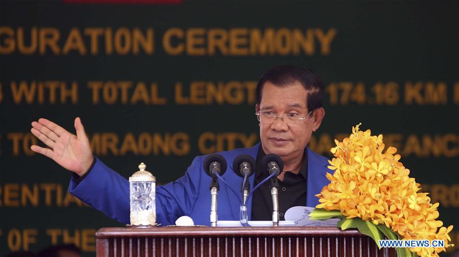 CAMBODIA-CHINA-FUNDED ROAD-INAUGURATION