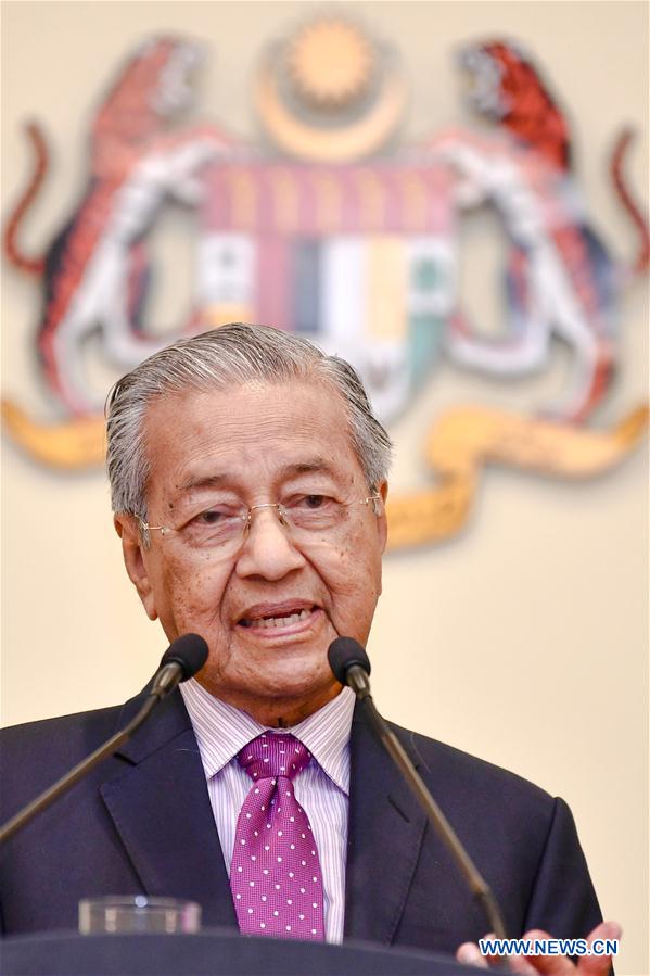 MALAYSIA-PUTRAJAYA-MAHATHIR-PRESS CONFERENCE