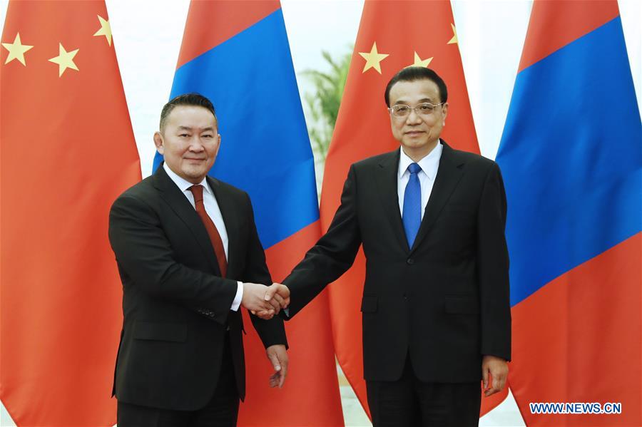 CHINA-BEIJING-LI KEQIANG-MONGOLIAN PRESIDENT-MEETING (CN)