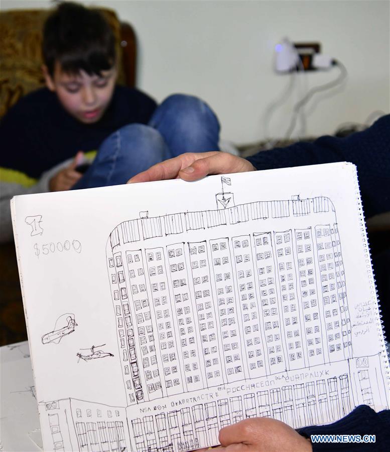 SYRIA-HOMS-AUTISTIC-BOY