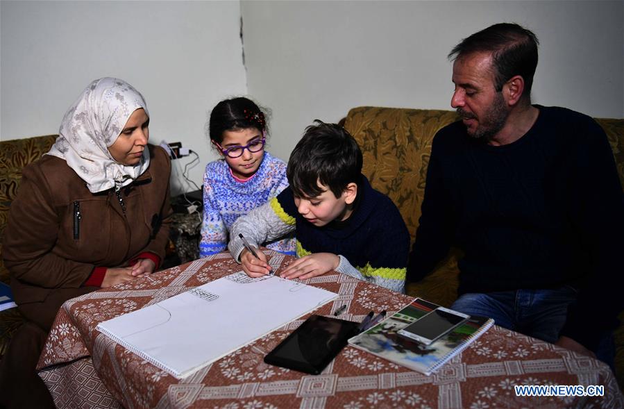 SYRIA-HOMS-AUTISTIC-BOY