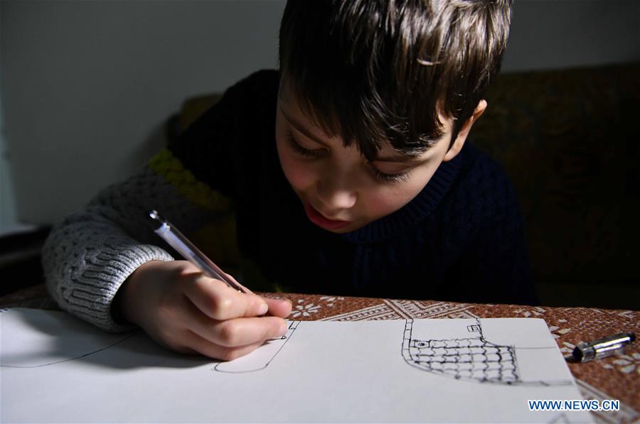 SYRIA-HOMS-AUTISTIC-BOY