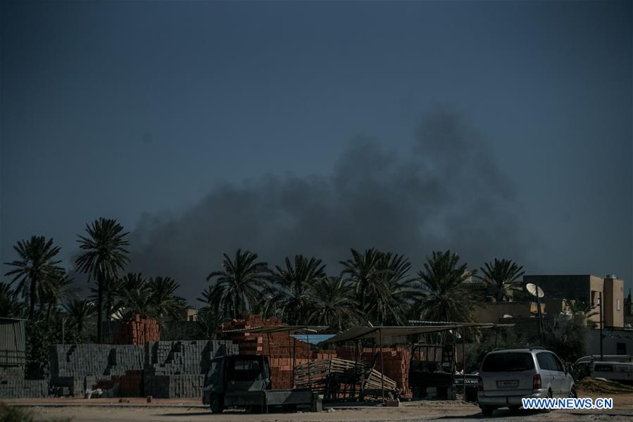 LIBYA-TRIPOLI-AIRPORT-ATTACK