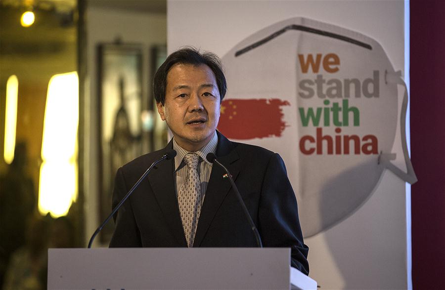 INDIA-NEW DELHI-BUSINESS COMMUNITY-SOLIDARITY-CHINA