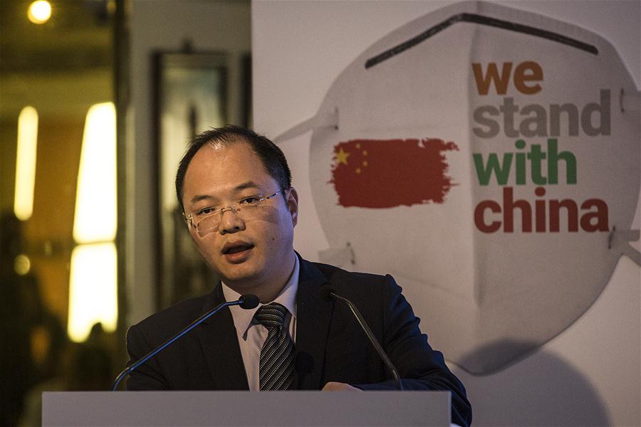 INDIA-NEW DELHI-BUSINESS COMMUNITY-SOLIDARITY-CHINA