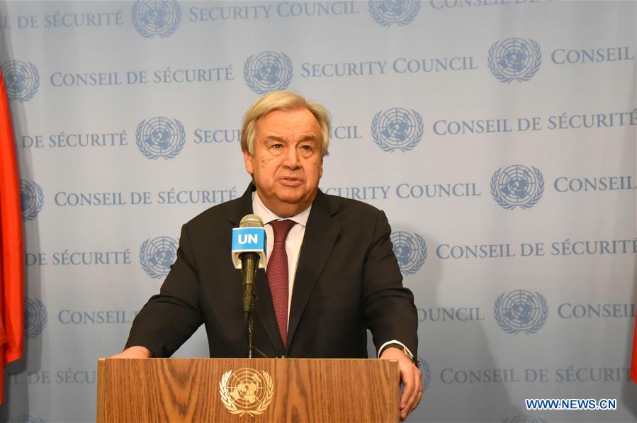 UN-GUTERRES-PRESS ENCOUNTER-SYRIA