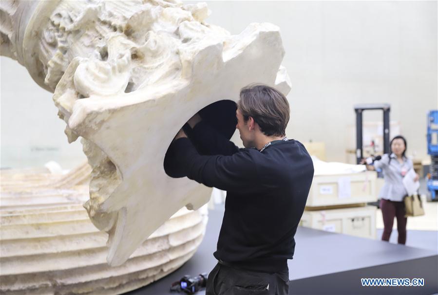 AUSTRALIA-CANBERRA-XU ZHEN-EXHIBITION-PREPARATION 