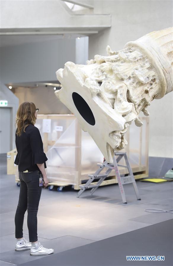 AUSTRALIA-CANBERRA-XU ZHEN-EXHIBITION-PREPARATION