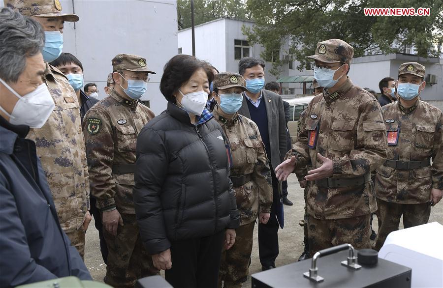 CHINA-HUBEI-WUHAN-SUN CHUNLAN-INSPECTION-EPIDEMIC CONTROL (CN)