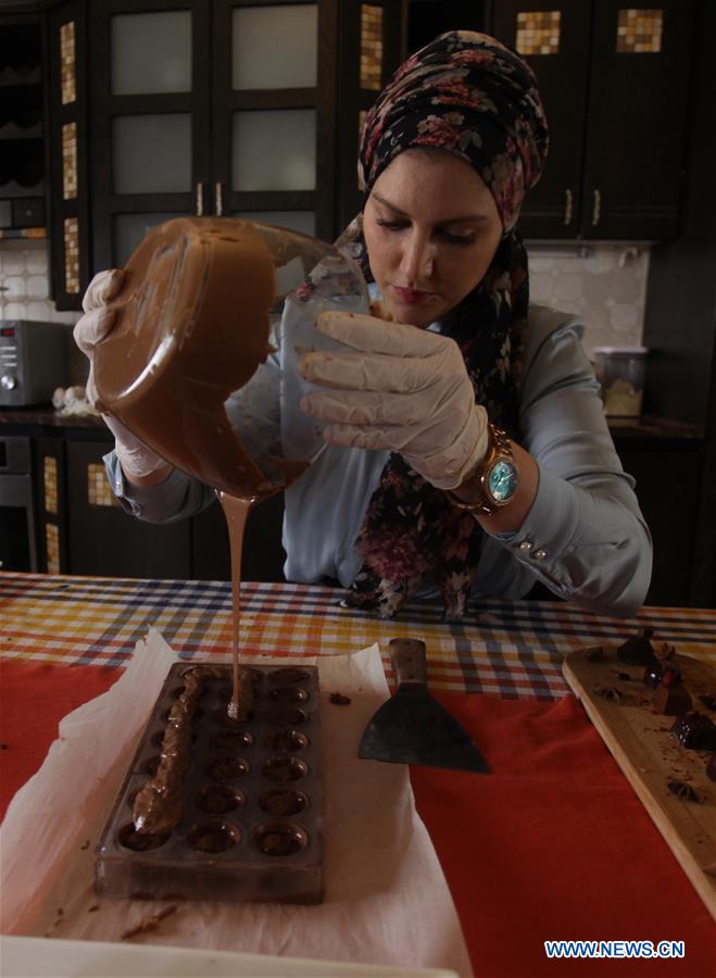 MIDEAST-RAMALLAH-SPECIAL CHOCOLATE-LOCAL HERBS