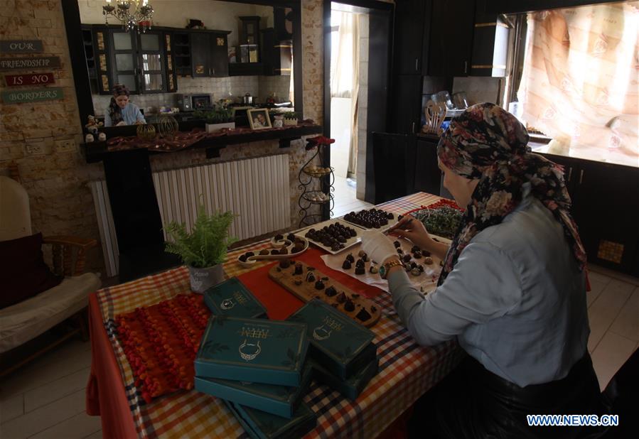 MIDEAST-RAMALLAH-SPECIAL CHOCOLATE-LOCAL HERBS