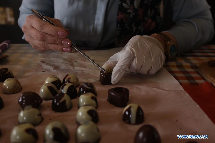 MIDEAST-RAMALLAH-SPECIAL CHOCOLATE-LOCAL HERBS