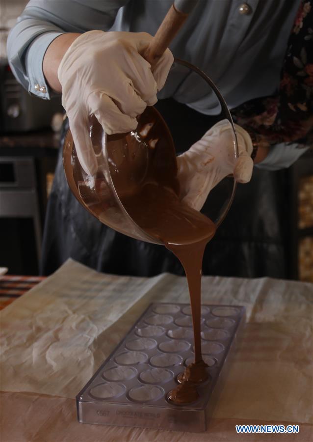 MIDEAST-RAMALLAH-SPECIAL CHOCOLATE-LOCAL HERBS