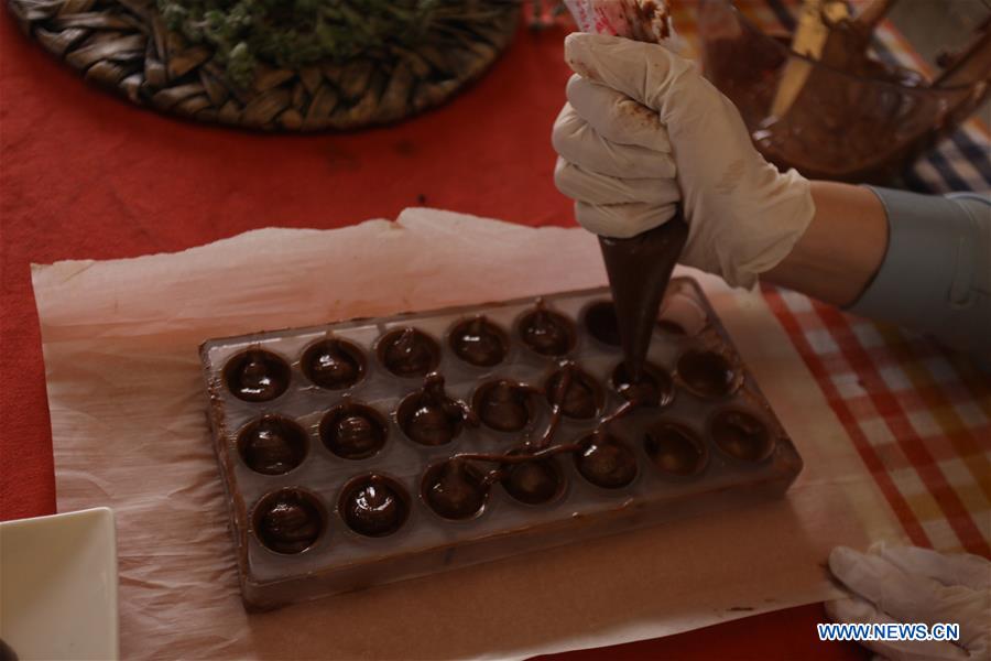 MIDEAST-RAMALLAH-SPECIAL CHOCOLATE-LOCAL HERBS