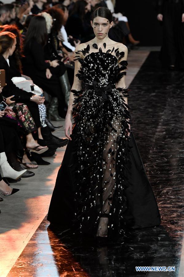 FRANCE-PARIS-FASHION WEEK-ELIE SAAB