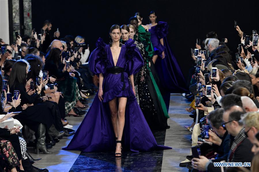 FRANCE-PARIS-FASHION WEEK-ELIE SAAB