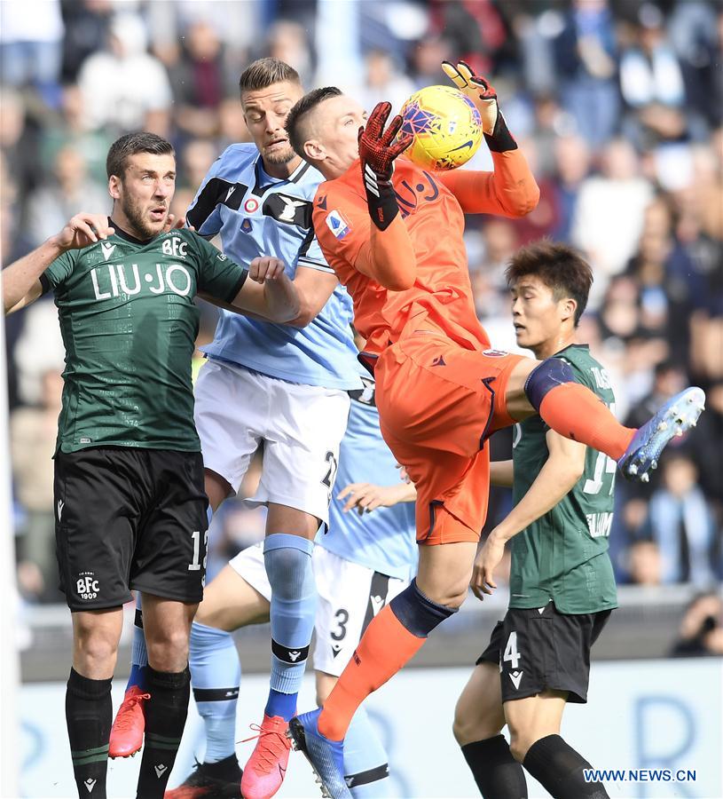 (SP)ITALY-ROME-FOOTBALL-SERIE A-LAZIO VS BOLOGNA