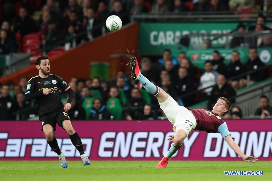 (SP)BRITAIN-LONDON-FOOTBALL-EFL LEAGUE CUP FINAL-ASTON VILLA VS MANCHESTER CITY