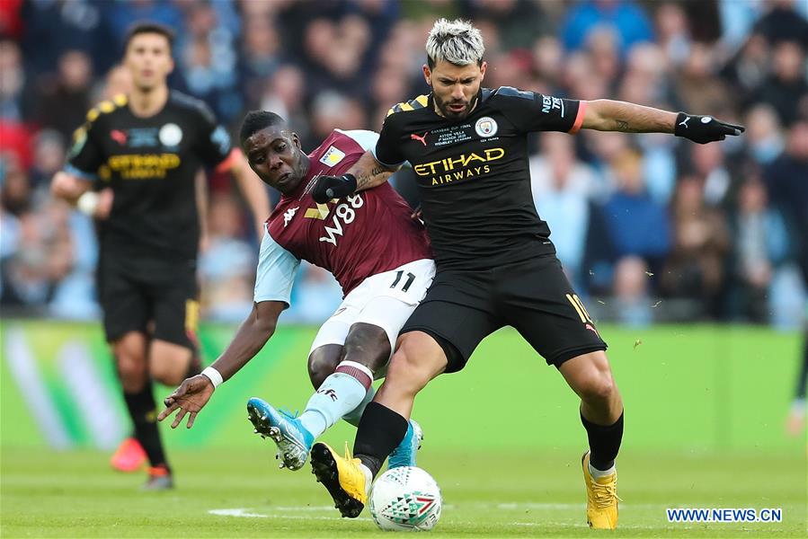 (SP)BRITAIN-LONDON-FOOTBALL-EFL LEAGUE CUP FINAL-ASTON VILLA VS MANCHESTER CITY