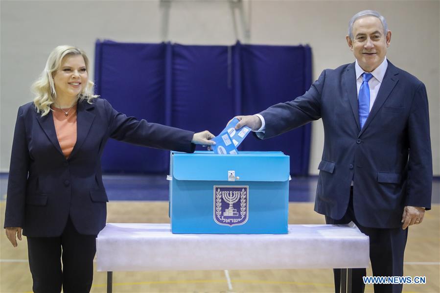 MIDEAST-JERUSALEM-NETANYAHU-PARLIAMENTARY ELECTIONS