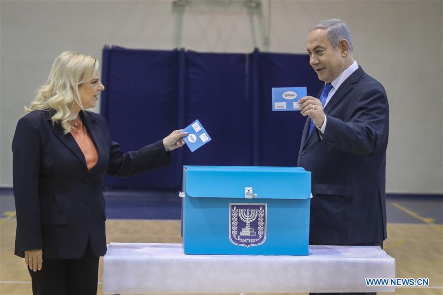 MIDEAST-JERUSALEM-NETANYAHU-PARLIAMENTARY ELECTIONS