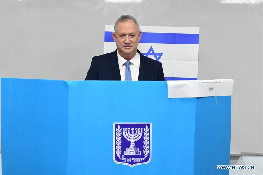 MIDEAST-ROSH HAAYIN-GANTZ-PARLIAMENTARY ELECTIONS