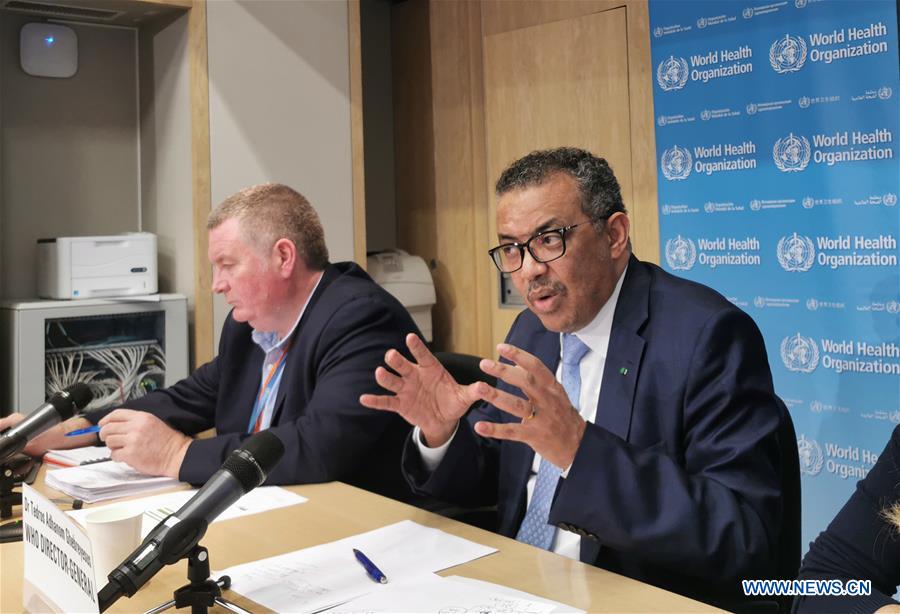 SWITZERLAND-GENEVA-WHO-CHIEF-COVID-19-DAILY BRIEFING