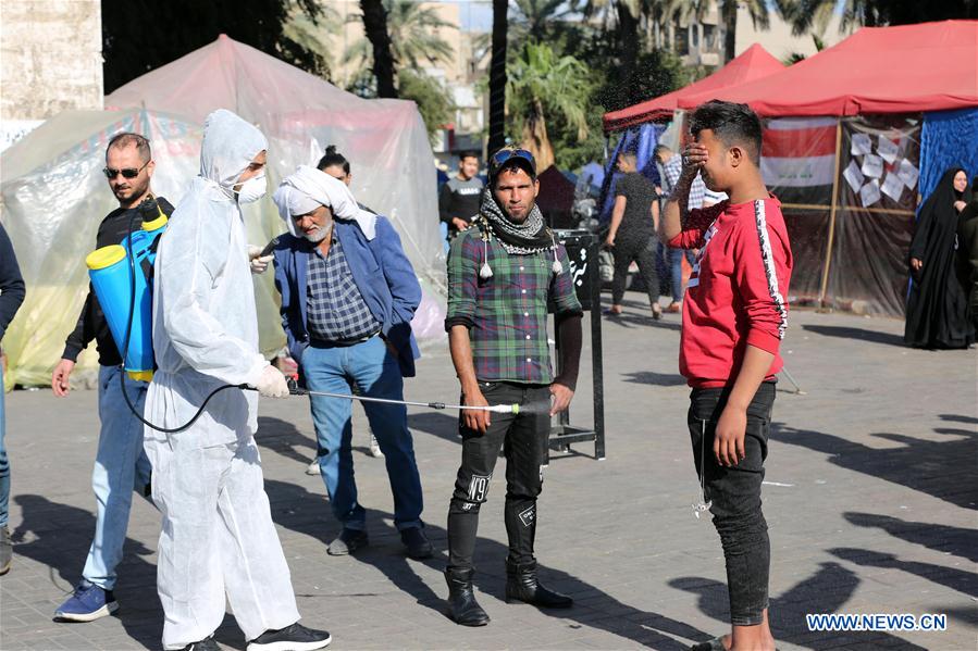 IRAQ-BAGHDAD-COVID-19-PREVENTION MEASURES