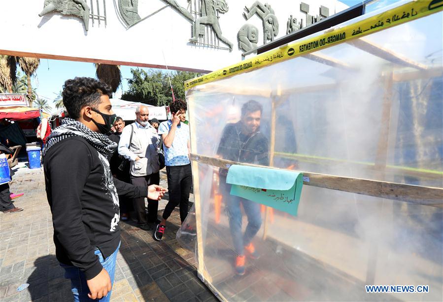 IRAQ-BAGHDAD-COVID-19-PREVENTION MEASURES