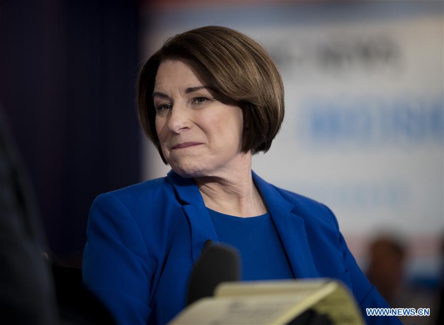 U.S.-AMY KLOBUCHAR-PRESIDENTIAL CAMPAIGN-ENDING