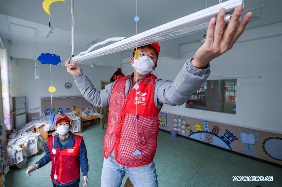 CHINA-ZHEJIANG-DISINFECTION-VOLUNTEER (CN)