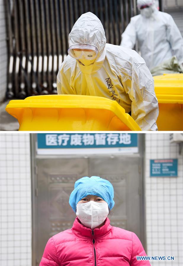 CHINA-HUBEI-XIAOGAN-SANITATION WORKERS IN HOSPITALS (CN)